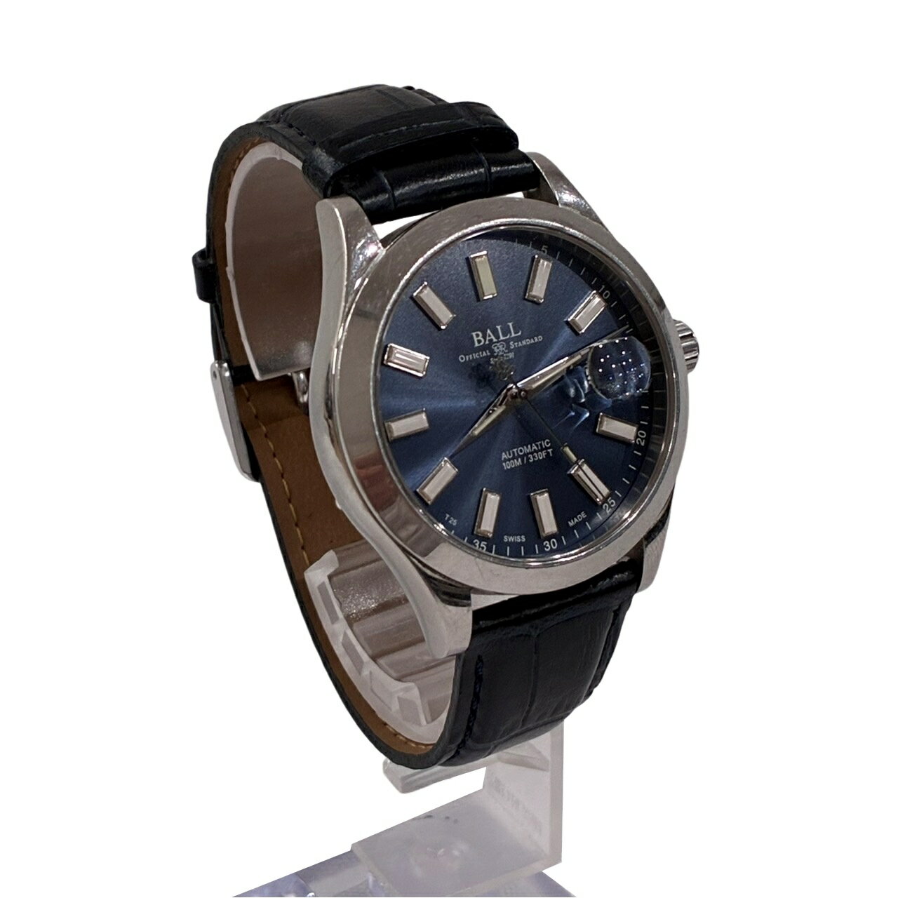 ボールウォッチ BALL WATCH エンジニア2 マーベライト NM2026C-S10J-BE 腕時計メンズ 自動巻き ネイビー文字盤 動作品 【中古】 12505K367