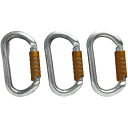 PETZL ペツル OK オーケー M33A TL オーバル型 アルミニウム カラビナ 3点セット 【中古】 32506R8