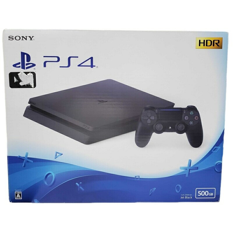 SONY ソニー Playstation プレイステーション 4 CUH-2100A 500GB ジェットブラック ゲーム機本体 動作確認済 PS4 【中古】 32507K61