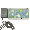 Nintendo 任天堂 Newニンテンドー 3DS KTR-001 ゲーム機本体 ホワイト / きせかえプレート カラフルスター ジャンク 【現状品】 52508K41