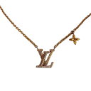 LOUIS VUITTON ルイヴィトン ネックレス・LV アイコニック M00596 ゴールド メタル ネックレス レディース 【中古】 22509R41(4)