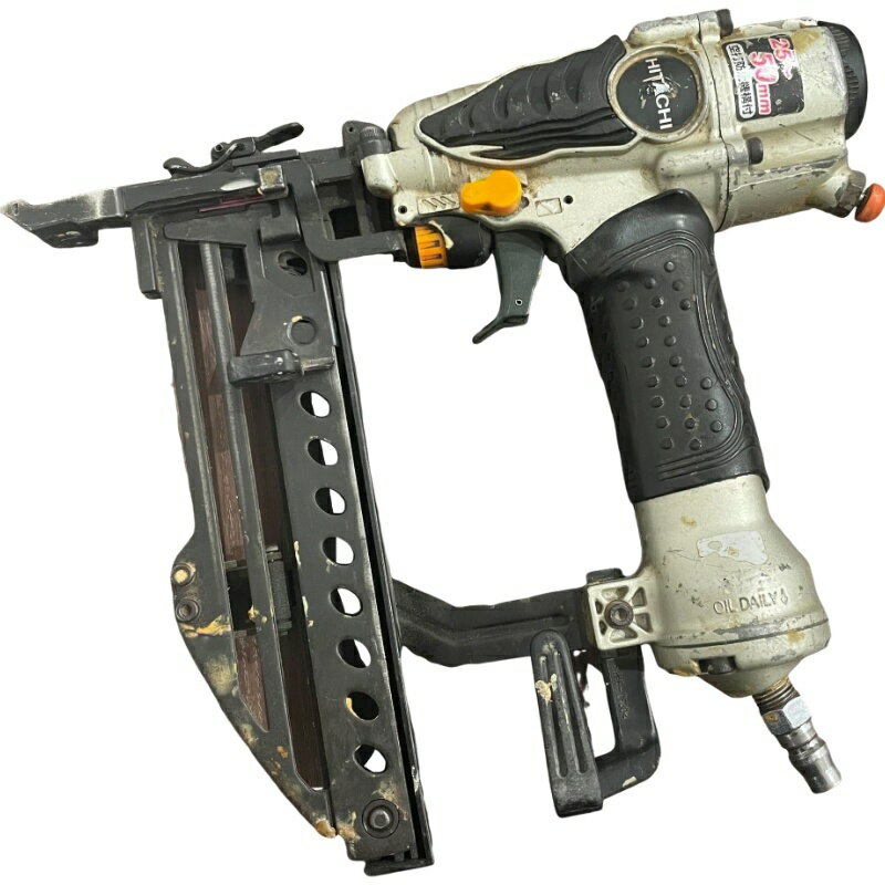 HITACHI 日立工機 常圧フロアタッカ N5004MF シルバー 動作未確認 【中古】 12509K315