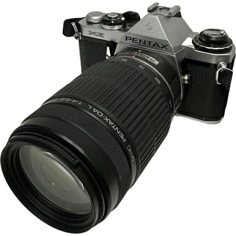 ペンタックス PENTAX フィルム一眼レフカメラ ME レンズキット(レンズセット) SMC PENTAX-DA L 1:4-5.8 55-300mm ED ブラック 動作未確認 【中古】 32509K295