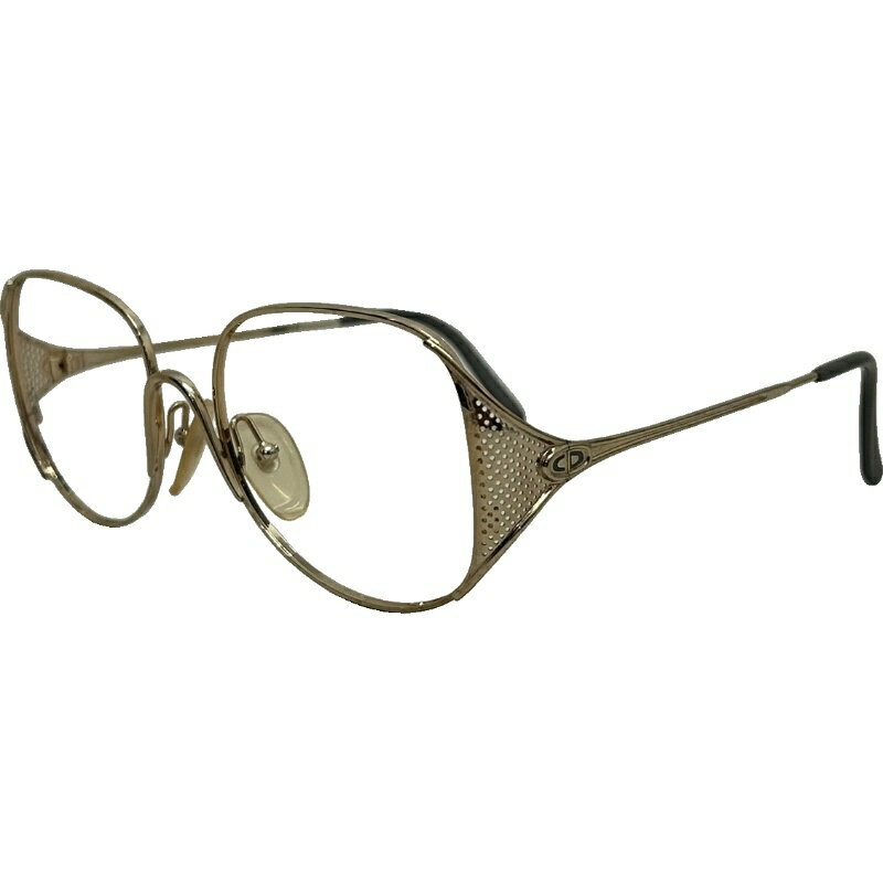 Christian Dior クリスチャンディオール フレームのみ 2362 ゴールド メタル サングラス レディース 【..