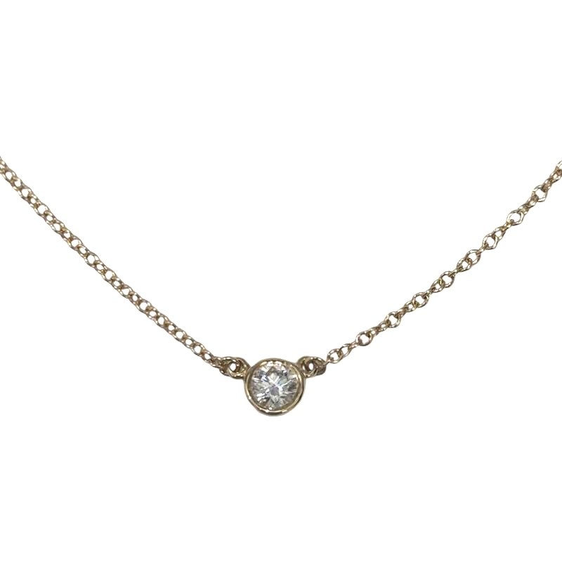 Rakuten - TIFFANY ティファニー ネックレス バイザヤード K18 全長 約41cm 1.8g アクセサリー ジュエリー 【中古】 52601K189