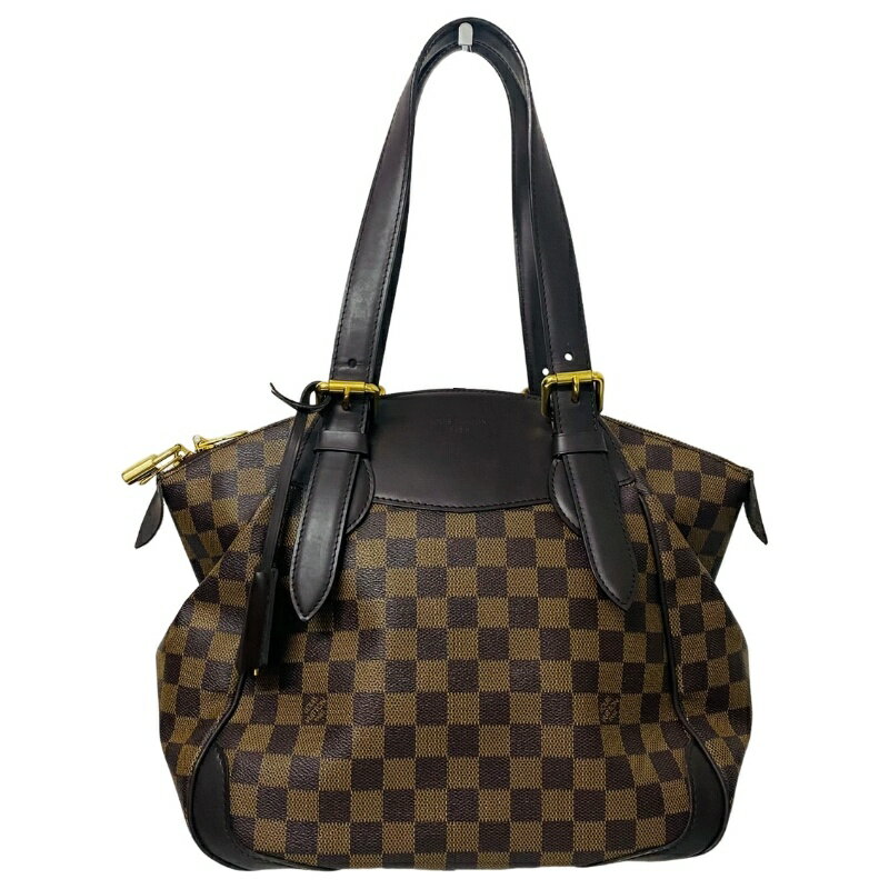 Rakuten - LOUIS VUITTON ルイヴィトン ヴェローナMM N41118 ブラウン ダミエ エベヌ トートバッグ レディース 【中古】 42601K331
