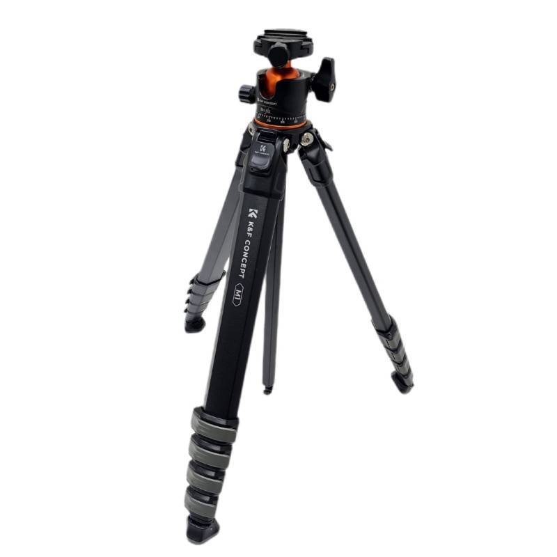 Rakuten - K＆F CONCEPT カーボン製 カメラ三脚 M1 自由雲台 BH-36L 軽量トラベル三脚 バッグ付属 【中古】 22601R8