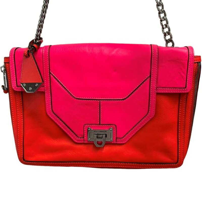 Rakuten - REBECCA MINKOFF レベッカミンコフ ショルダーバッグ ピンク 本革（レザー） レディース 【中古】 32512K128