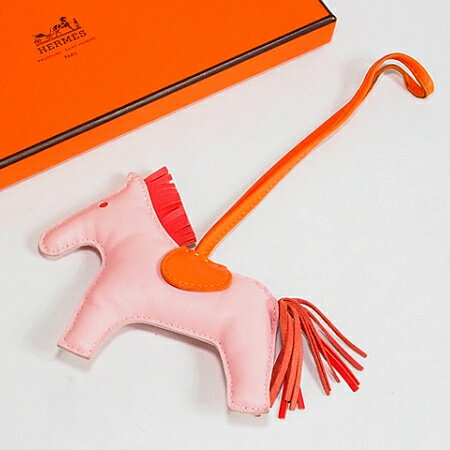◆ミウラ◆エルメス HERMES ロデオMM チャーム ローズサクラ×ローズジャイプール×オレンジ【中古】【smtb-TD】【saitama】【楽ギフ_包装】のサムネイル