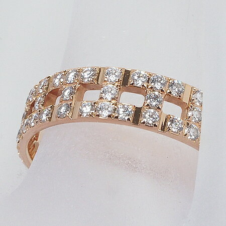 ◆ミウラ◆ティファニー TIFFANY&Co. ダイヤモンド/0.99ct True ワイド リング 18号 K18RG【中古】【smtb-TD】【saitama】【楽ギフ_包装】のサムネイル