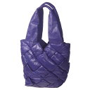 ◆ミウラ◆ 【大幅値下げ!】ボッテガ・ヴェネタ BOTTEGA VENETA マキシ イントレチャート カセット トートバッグ 666872 パープル カーフス...