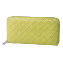 ◆ミウラ◆ ボッテガ・ヴェネタ BOTTEGA VENETA イントレチャート ラウンドファスナー 長財布 593217 VCPQ6【中古】【smtb-TD】【...
