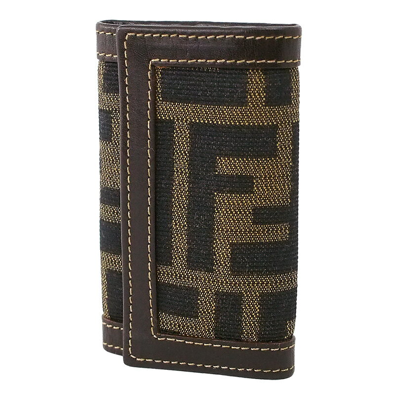Rakuten - ◆ミウラ◆ フェンディ FENDI ズッカ カーフレザー 6連 キーケース 6本【中古】【smtb-TD】【saitama】
