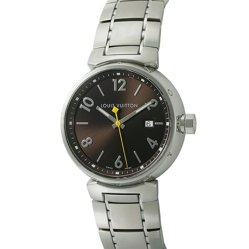 ◆ミウラ◆ ルイ・ヴィトン LOUIS VUITTON タンブール メンズ クオーツ SS 仕上済 Q1111【中古】【smtb-TD】【saitama】