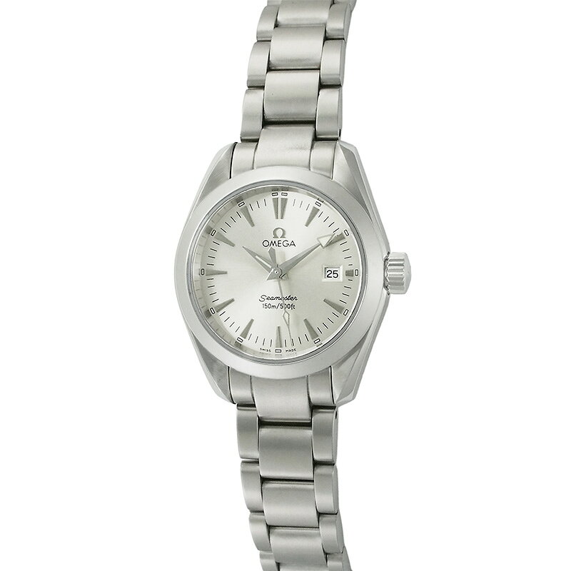 ◆ミウラ◆ オメガ OMEGA シーマスター アクアテラ 150M レディース SS クオーツ 仕上/電池交換済 2577.30【中古】【smtb-TD】【saitama】