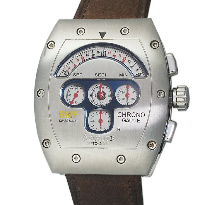 アジムート クロノゲージ MECHA-1 BMF AM1CGWSR Gカード付 中古 腕時計