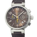 ルイヴィトン タンブール クロノグラフ Q1121 自動巻 仕上済 中古 腕時計