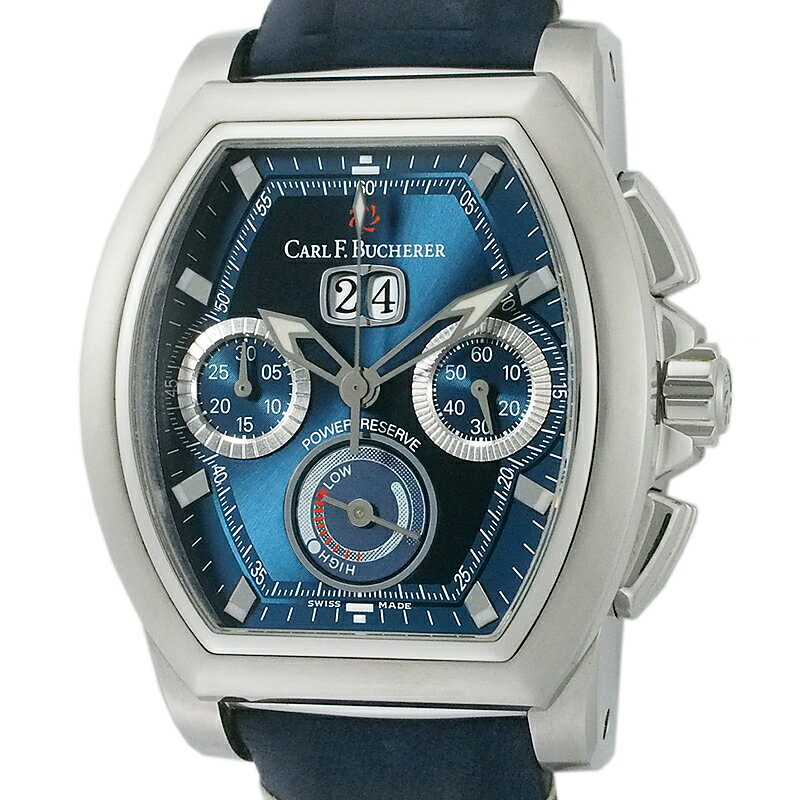 カール F. ブヘラ CARL F.BUCHERER パトラビ T-グラフ 00.10615.08.53 国内正規 箱・保証書付 中古 腕時計