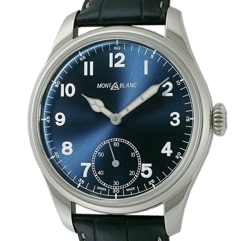 モンブラン MONTBLANC 1858 マニュアル スモールセコンド SS 手巻き MB113702 中古 腕時計