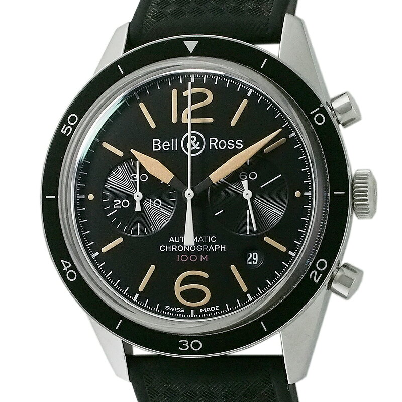 ベル&ロス Bell＆Ross ヴィンテージ 126クロノグラフ SS 自動巻 BR126-94-SP 中古 腕時計