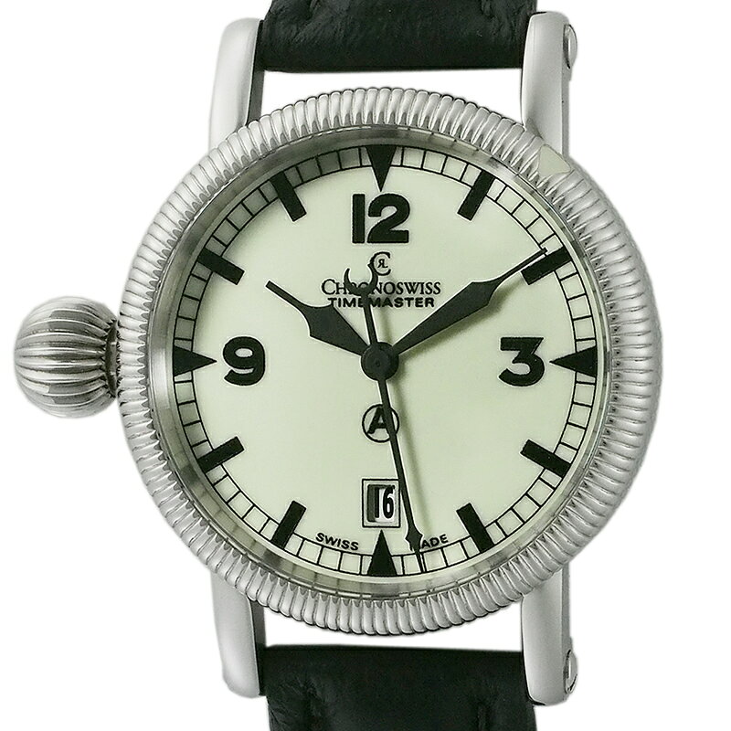 クロノスイス CHRONOSWISS タイムマスター SS 自動巻 CH2833LE 保証書付 国内正規 中古 腕時計