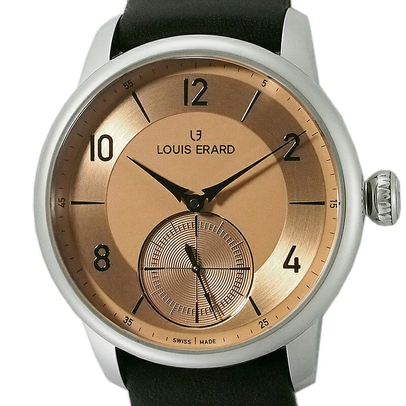 ルイ・エラール Louis Erard エクセレンス テラコッタ SS 自動巻 箱付 中古 腕時計