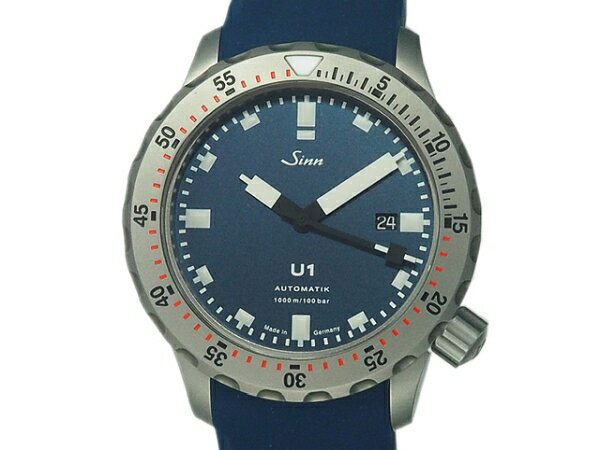 清水屋《送料無料》【大幅値引！】ジン Sinn U1.B 自動巻 箱・保証書付【smtb-TD】【saitama】【中古】【N5509】