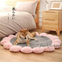 ペットベッド犬用品 猫用品 ベッドクッション 犬 猫 花 柔らか マット オールシーズン洗える クッション S M L おしゃれ 小型 中型 大型 水洗OK 冬...