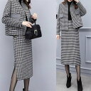 THOM WILLS セレモニースーツ セットアップ レディース 秋 冬 セットアップ レディース 秋冬 フォーマル スーツセット ラシャジャケット 千鳥柄 コ...