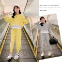子供服 セットアップ キッズ 2点セット 女の子 長袖 春秋 上下セット トップス パーカー ロングパンツ 子供ジャージ スポーツウェア おしゃれ 可愛い カジ...