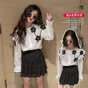 個性的 袖 バルーン 長袖 Tシャツ 子供服 キッズ 女の子 長袖Tシャツ ロンT トップス 長袖 キッズ服 ガールズ ジュニア キッズ 子ども シンプル カジ...