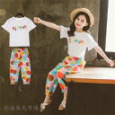 子供服 セットアップ キッズ 女の子 半袖 春夏 2点セット 上下セット Tシャツ 薄手 ハーフパンツ おしゃれ カジュアル 涼しい 可愛い ジャージ 新品 ホ...