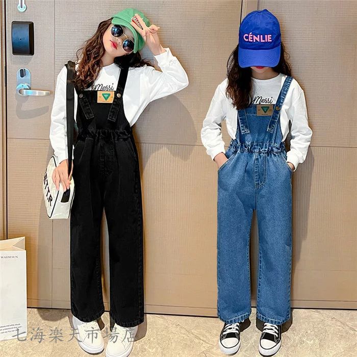 「スーパーSALE半額」 パンツ キッズ サロペット オーバーオール オールインワン ボトムス 女の子 ベビ..