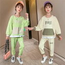 子供服 セットアップ キッズ 女の子 長袖 春秋 上下セット トップス Tシャツ パーカー ロングパンツ 子供ジャージ スポーツウェア 運動着 おしゃれ 可愛い...