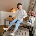 子供服 セットアップ キッズ 女の子 長袖 春秋 上下セット トップス ブラウス シャツ 無地 長ズボン ロングパンツ ジュニア おしゃれ 可愛い カジュアル 新品 ホワイトデー