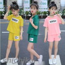 ジャージ キッズ 女子 上下 半袖 春夏 子供服 セットアップ 上下セット 2点セット Tシャツ ショートパンツ スポーツウェア 運動着 可愛い おしゃれ 新品...