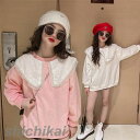 袖バルーン長袖Tシャツ 子供服 キッズ 女の子 長袖Tシャツ ロンT トップス 長袖 キッズ服 ガールズ ジュニア キッズ 子ども シンプル カジュアル おそろ...