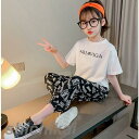 子供服 セットアップ キッズ 女の子 半袖 2023春夏 2点セット 上下セット Tシャツ 薄手 ハーフパンツ おしゃれ カジュアル 涼しい 可愛い ジャージ ...