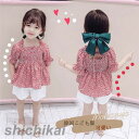 子供服 セットアップ キッズ 女の子 上下セット 韓国子供服 2点セット トップス 半袖 Tシャツ ストライプ ジャージ 可愛い 春夏 通学着 通園着 パンツ ...