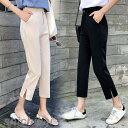 テーパード パンツ ロング丈 ボトムス 大人の高見えストレートパンツ 低身長&高身長さんサイズ! テーパードパンツ パンツ レディース オフィス 小さいサイズ ...