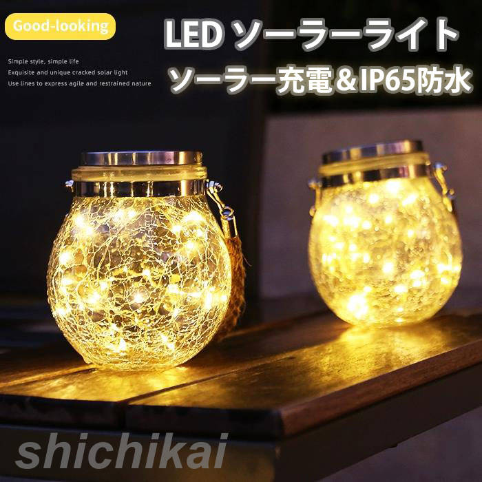 ソーラーライト LEDソーラーライト 屋外 屋外照明 防水 おしゃれ 可愛い 庭 ライトアップ ソーラー充電