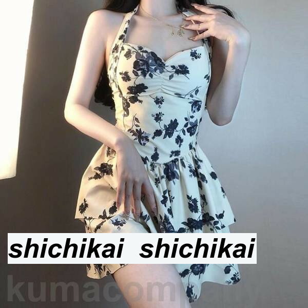 水着 レディース ワンピース 体型カバー お腹カバー 細見え 小胸向け ワイヤー入り 温泉 プール リゾート 韓国風 無地 ブラック(x2)