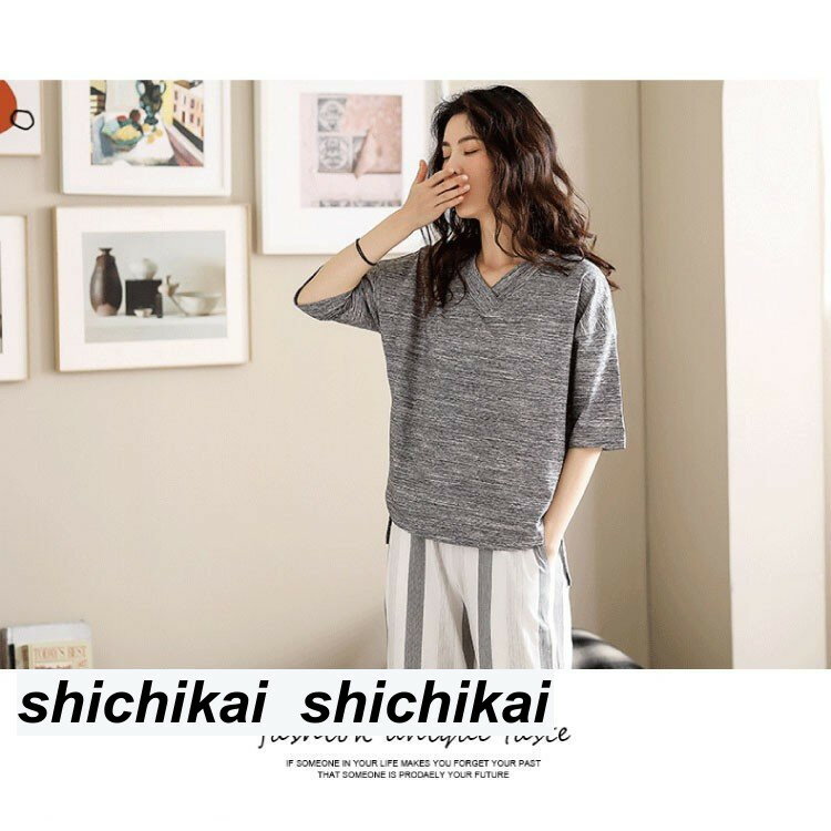 部屋着 寝巻き パジャマ 家着 レディース 夏 可愛い かわいい ルームウェア 外出 セットアップ 上下セット 半袖 スポーツウェア バレンタイン 2023 プレゼント