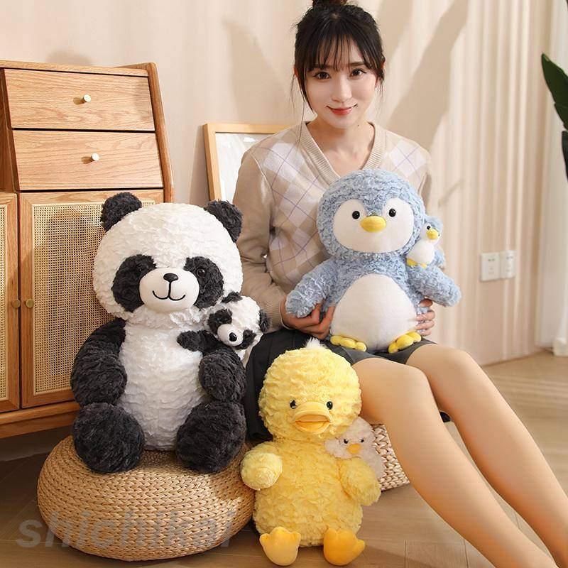 ペンギン 「スーパーSALE半額」 ぬいぐるみ　パンダ　シャンシャン　ペンギン　ダック　親子　癒し　かわいい　抱き枕　インテリア　店飾り　 誕生日ギフト ギフト