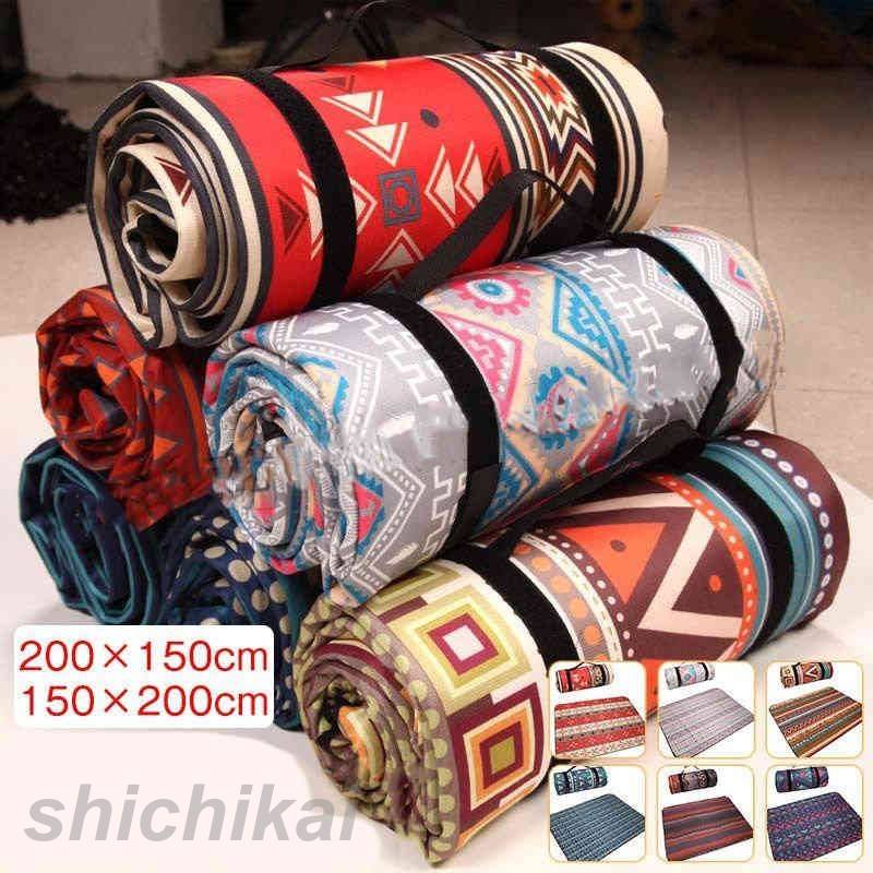 北欧 厚手 レジャーシート 大判 おしゃれ レジャーシート 折りたたみ 裏地 防水 洗える ピクニック