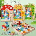 3D テトリス 積み木 知育玩具 木製 パズルセット 組み立て おもちゃ 早期開発 教育おもちゃ 誕生日 贈り物 クリスマス 創造力 考える力 五感 室内遊び ...