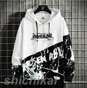 パーカー メンズ 秋服 長袖 プルオーバー トップス フード付き ストリートトレーナーTシャツ ロングパーカー 秋冬THOM WILLS