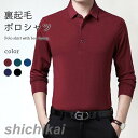 裏起毛ポロシャツ メンズ ポロシャツ 裏起毛 折り襟 Tシャツ 長袖 裏起毛Tシャツ プルオーバー トップス あったか 暖かい お洒落 カジュアル 冬新作THOM WILLS