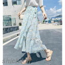 ロングカート 体型カバー 巻きスカート スカート レディース 花柄 コーデ ミモレ丈 大きいサイズ マキシスカート 春 夏 2023 20代 30代 40代 5...