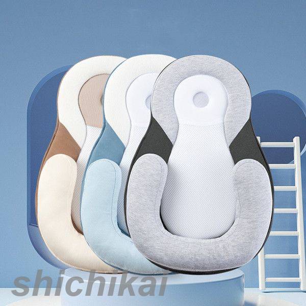 まくら ベビー枕 新生児〜12か月向け 洗えるカバー 向き癖矯正 出産祝い プレゼント 枕 頭の形が良くなる キッズ枕 可愛い 幼児 出産準備 ベビーまくら 赤ちゃん 枕 絶壁防止枕 新生児 睡眠サポート 低反発 ギフト 2